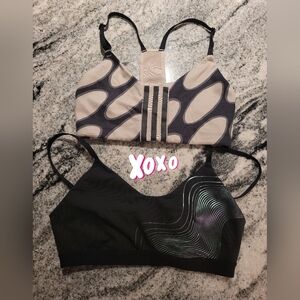 Two Adidas Sports Bras (XS/S). For A/B cups